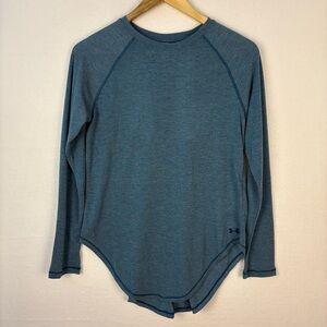 Under Armour Blue Long Sleeve Tee with Open Racerback